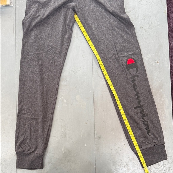 NWOT Men’s M Champion Dark Gray Sweatpants with Logo - Picture 7 of 9
